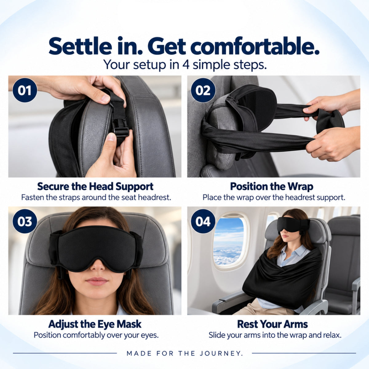 NELSONFLY™ |First Class 3-in-1 Travel Sleep Set