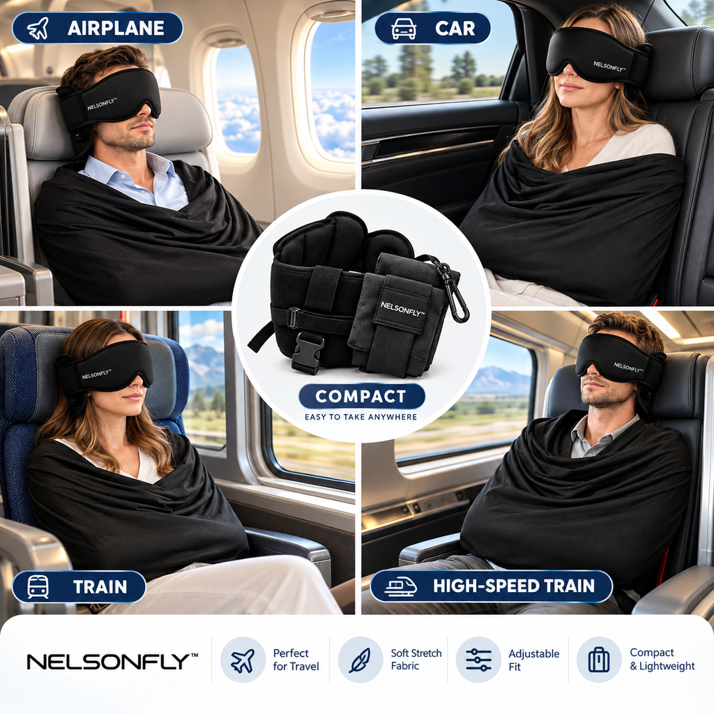 NELSONFLY™ |First Class 3-in-1 Travel Sleep Set